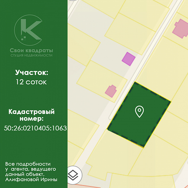 Участок, 12 соток в СНТ Учитель